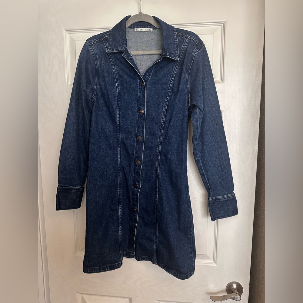Abercrombie & Fitch Blue Denim Dress